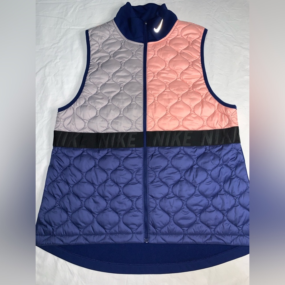 Nike AeroLayer quilted reflective running vest
